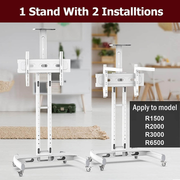 Rolling Red Light Therapy Lamp Stand for R1500 R2000 R3000 R6500