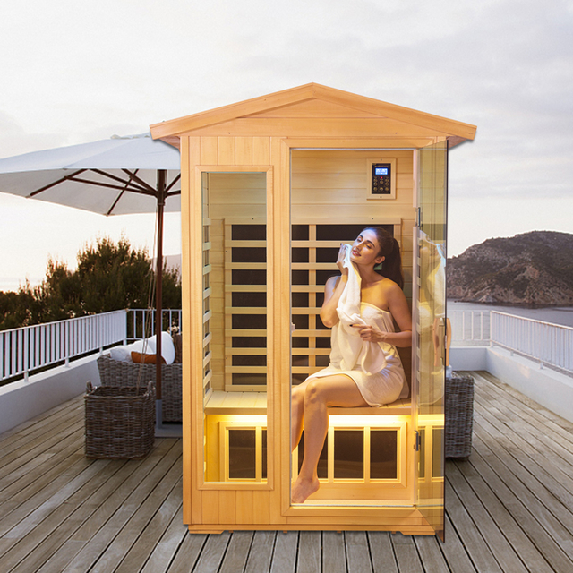 Mini One Person Infrared Sauna Room For Private Home Wellness